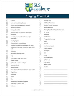 Staging Checklist