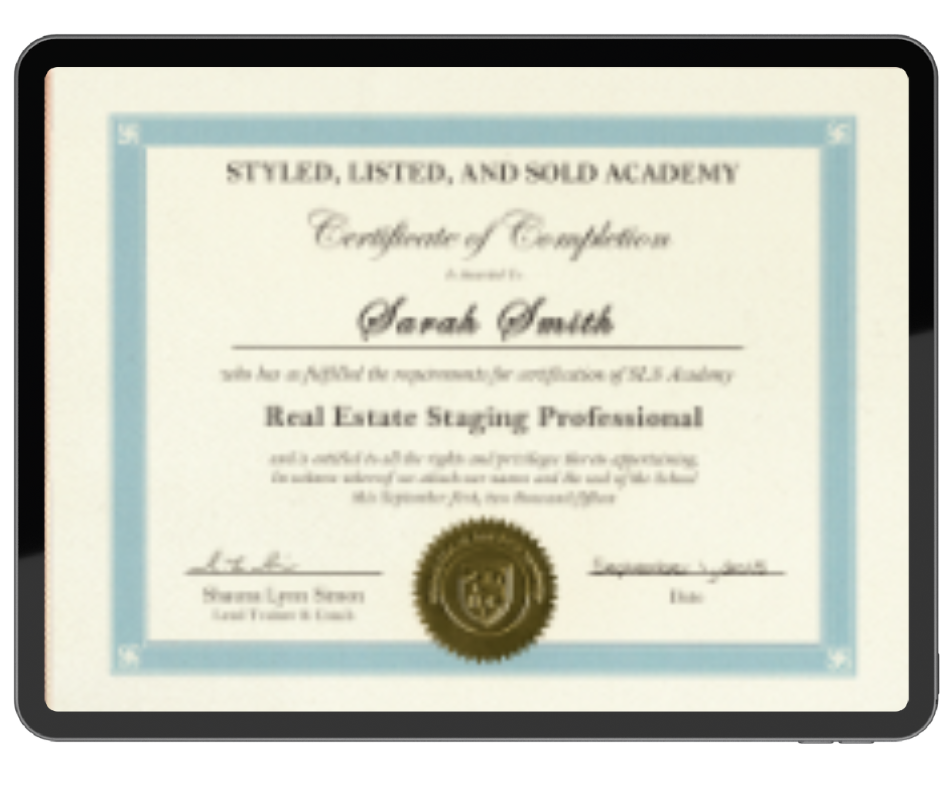 sls academy certificate